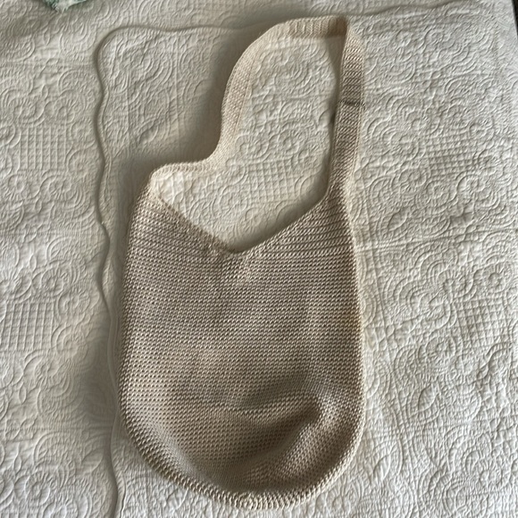 SAK Vintage 90s y2k Crochet Knit Hobo Bag - Picture 3 of 4